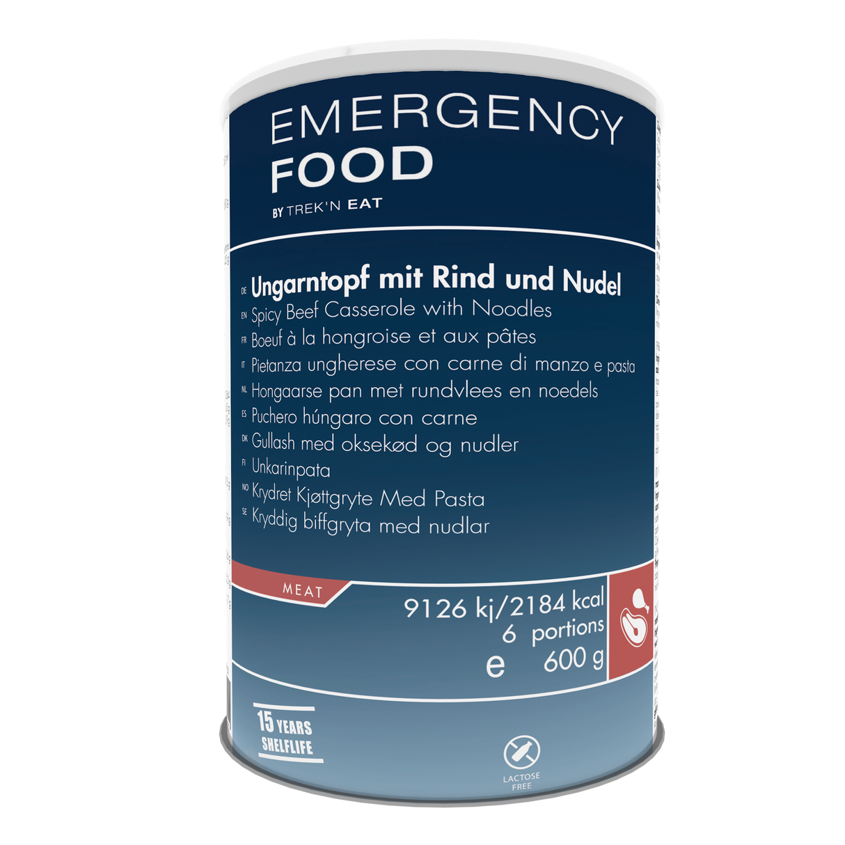 EMERGENCY FOOD Pietanza ungherese con carne di manzo e pasta